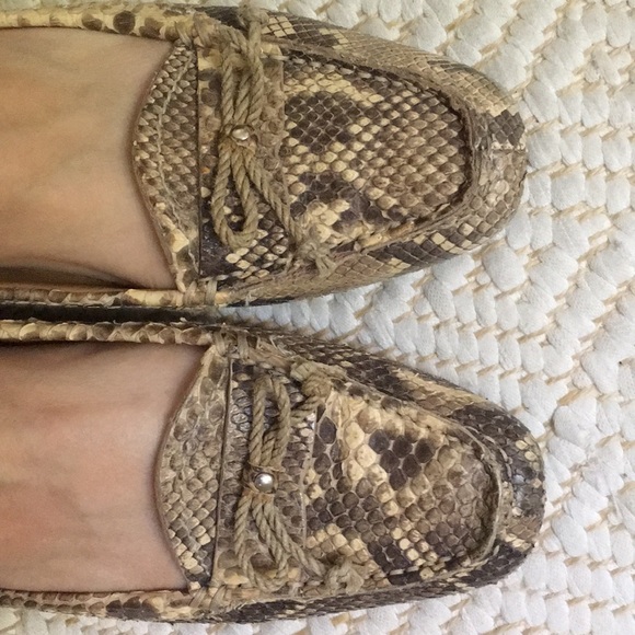 Original Car Shoe snake skin driving shoe by Prada - Picture 4 of 7